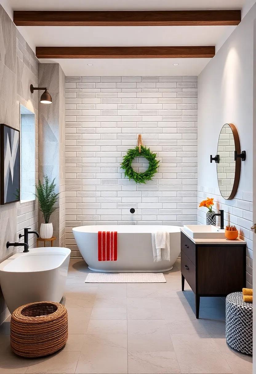 Dual-Tone ​Delight: delve ⁣into the beauty of dual-tone subway ⁢tiles that⁣ help define spaces while maintaining a cohesive⁢ farmhouse aesthetic