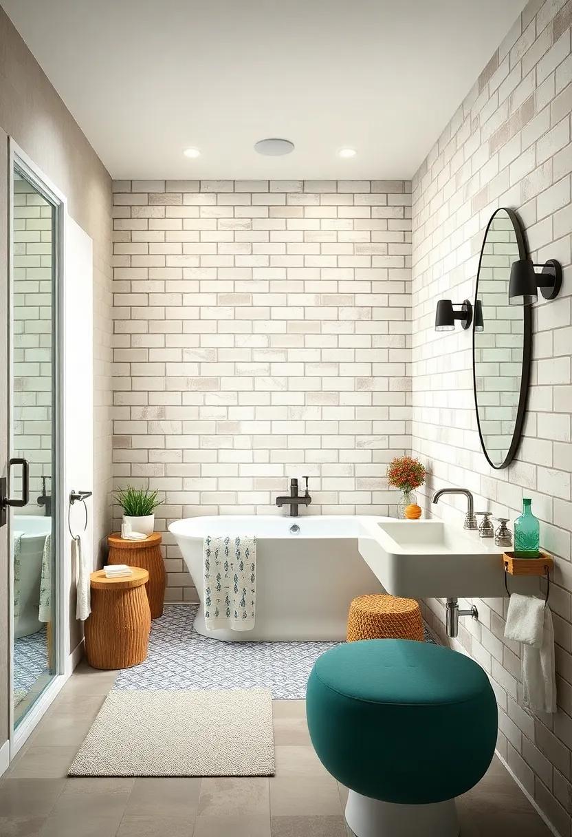 Eclectic⁢ Mix: Find out how ⁤mixing patterned tiles ‍with classic subway styles⁣ can create a dynamic and eclectic farmhouse ⁣bathroom design
