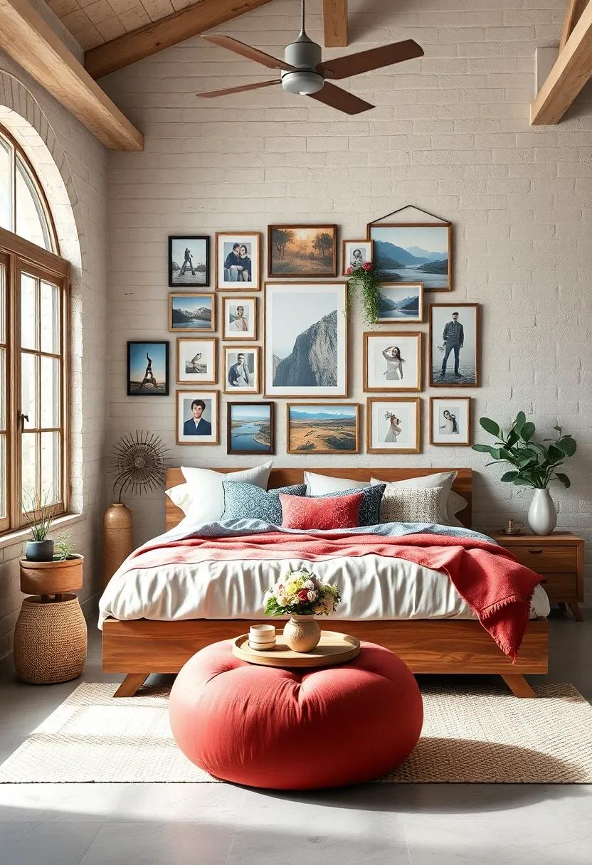 Discover a beautifully curated ⁤gallery wall that ​showcases personal photographs and local art, weaving‌ together stories of personality ​and ⁢place