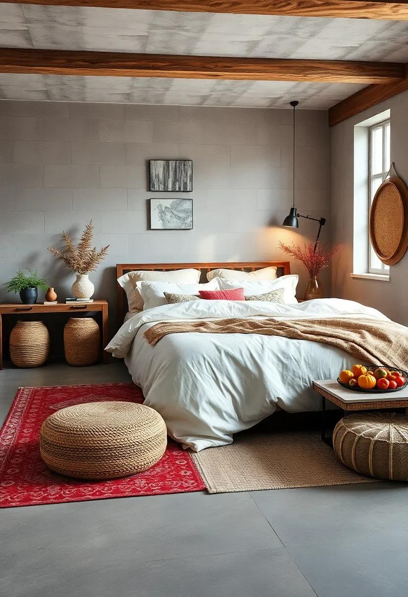 Experience comfort⁣ in a serene retreat ⁢adorned with plush rugs and ⁢layered bedding, ⁢where each element works⁢ together to‌ foster a cozy ​environment