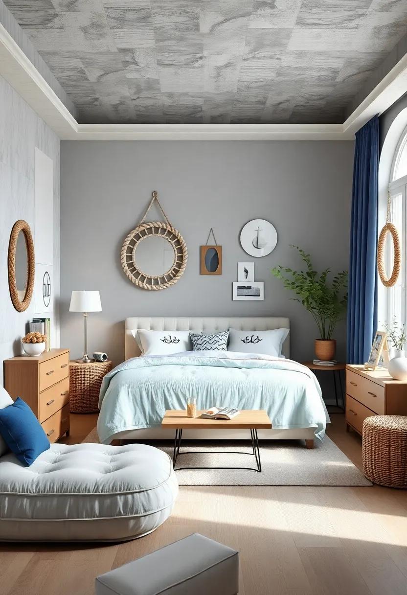 Accessorize with Nautical-Inspired items like Rope ⁢mirrors⁢ and Seashells