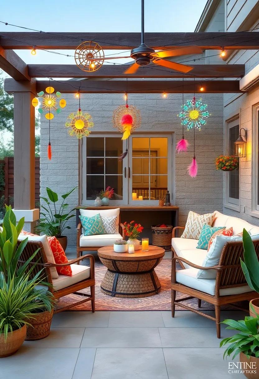 Bohemian Vibes: Incorporate boho-inspired spinners adorned with beads and ⁤feathers, enhancing the laid-back, artistic ⁢atmosphere of your patio