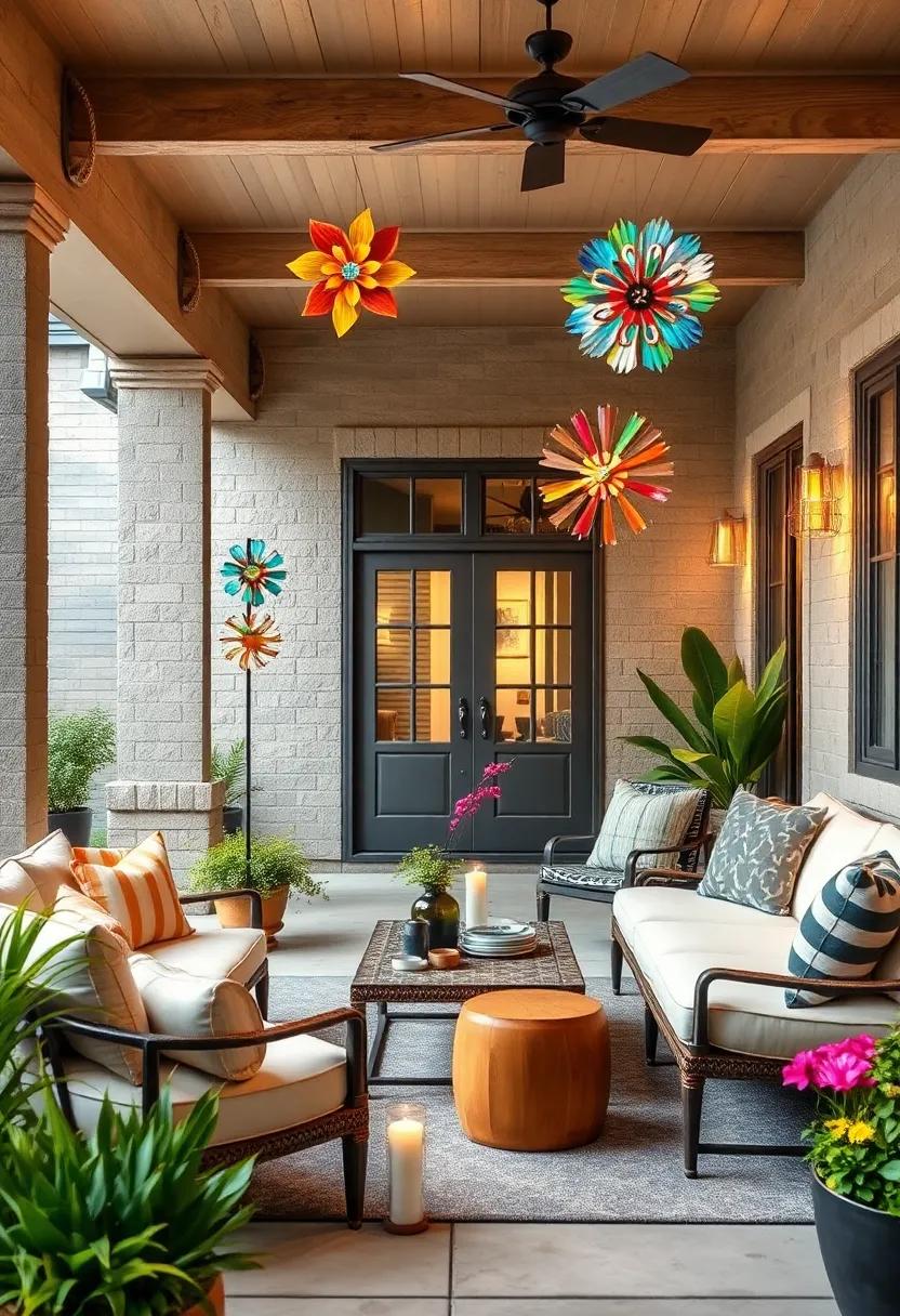 Embrace the Breeze: Discover how colorful metal wind spinners can bring life to your patio ⁤by swirling and twirling ‌with the slightest gusts