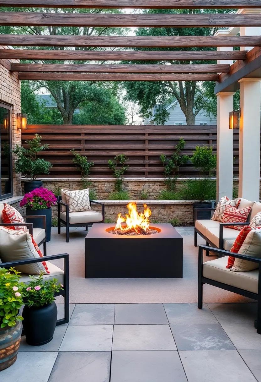 The Modern Beauty: Sleek and ⁤stylish, this gas fire pit features a minimalist design that complements any outdoor décor while providing warmth for those cool nights