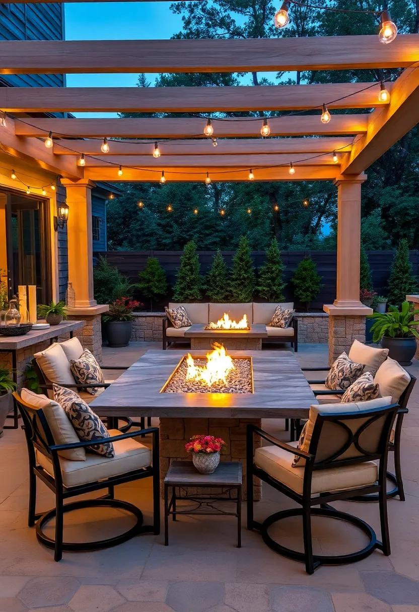 Outdoor Dining Delight: This combined fire pit and dining table lets you enjoy meals al fresco while ‌keeping​ warm,⁣ perfect for those who love ⁣to ⁣entertain ⁢year-round