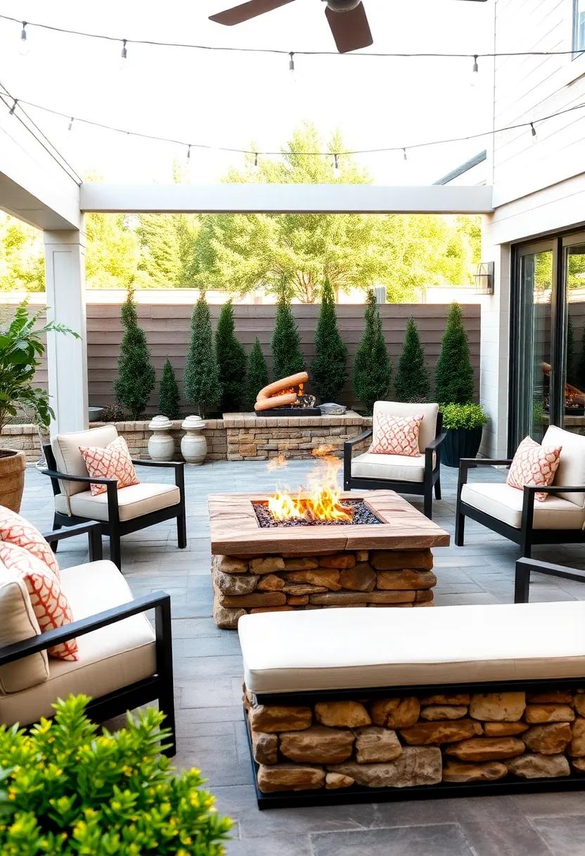 Rustic ⁤Charm: Crafted from reclaimed wood and natural stones, this propane fire pit brings a touch​ of the countryside to your⁤ patio, making⁣ it the perfect gathering spot
