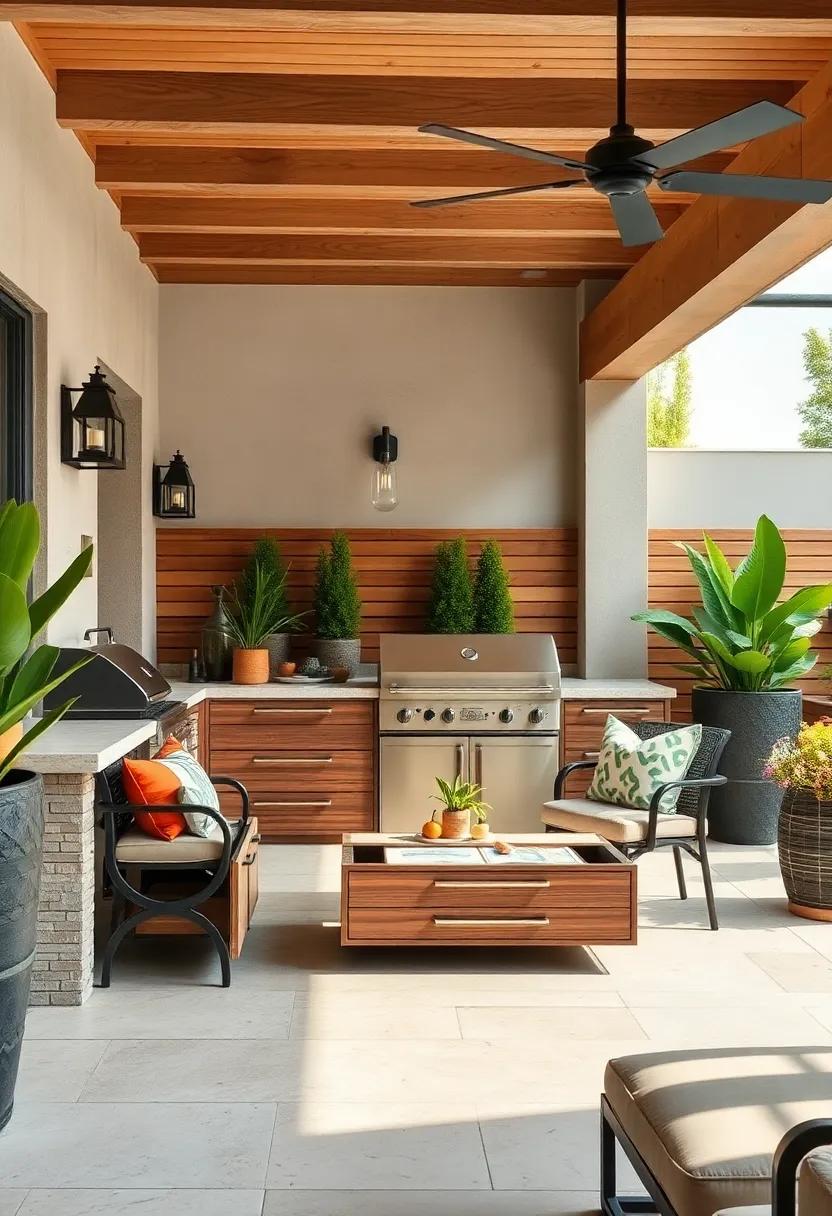 Charming⁢ color Schemes: ⁢Choosing​ the Perfect Palette for Your​ Outdoor​ Cooking Area