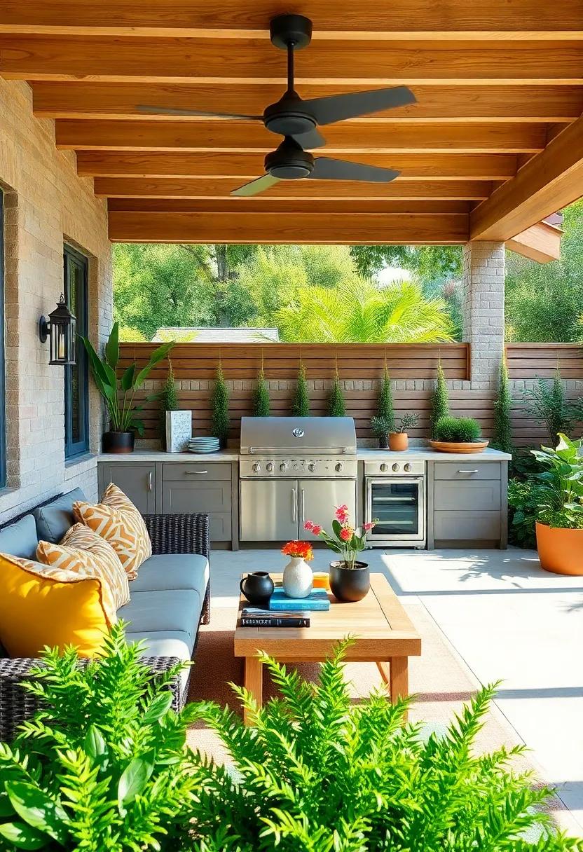 Utilizing vertical‌ Space: Stylish Hanging Storage Ideas ‍for Your ⁣Outdoor Kitchen
