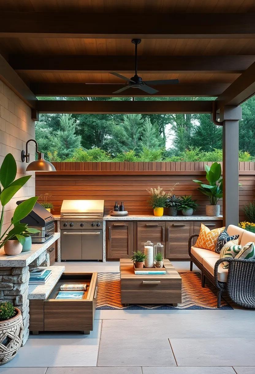 Building a ​Family-Friendly Outdoor Kitchen with Practical Storage and Fun Elements