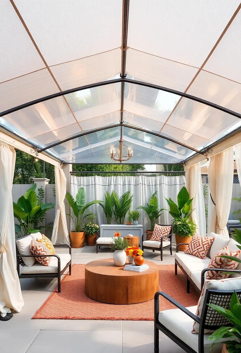 Chic transparency: The Clear Dome Canopy blends‍ indoor and outdoor experiences,featuring transparent material that protects you from the elements while keeping you connected to nature