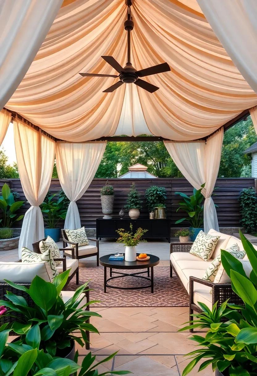 Elegant ⁢Escapes: The Gardenia Pavilion can transform your backyard into an elegant haven,featuring draped fabric and intricate⁢ detailing that ​offers both beauty and protection from the sun