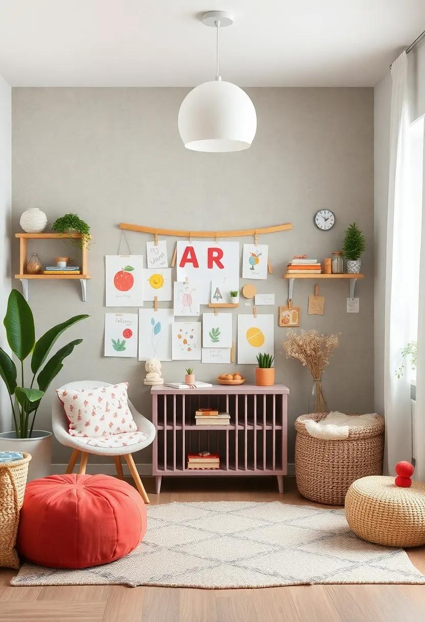 Art Activity Wall: Set up an⁤ art wall⁣ where ‌your child can create and display their masterpieces,inspiring creativity from a young age