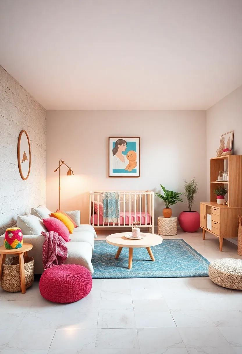 Colorful Accents: Introduce pops of color through ⁣accessories such as cushions, rugs,⁢ or art pieces for a lively ⁤touch
