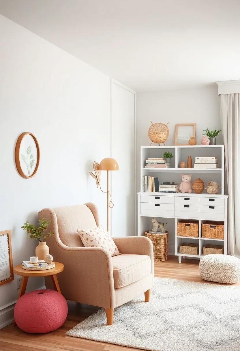 Cozy Corner: Set up ⁢a⁢ reading nook with a ‍comfortable chair and ‌a ​small‍ bookshelf, creating an inviting space for storytelling