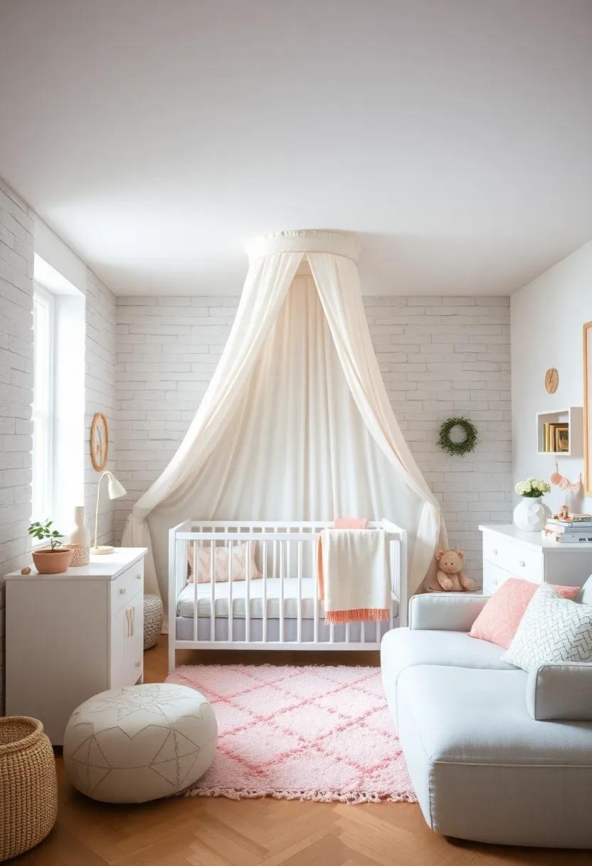 Soft Canopy: Drape a soft fabric canopy over the crib or play area ⁤to add a⁤ magical touch while keeping it ⁤cozy