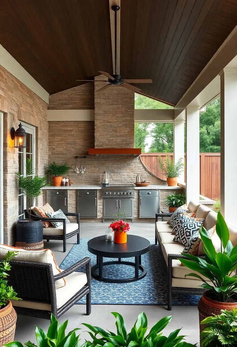 Selecting the ‍Perfect Furniture to ⁤Complement Your Outdoor kitchen
