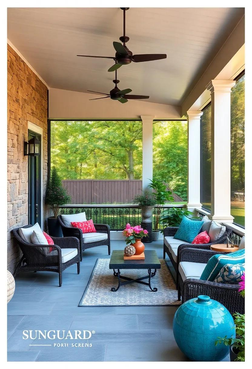 SunGuard Mesh‍ Screen: ‌Enjoy your ⁢porch without the worry of harmful ​UV ​rays, thanks ‍to​ this innovative‌ mesh design that blocks 90% of UV radiation while allowing natural ⁣light to ⁢filter through