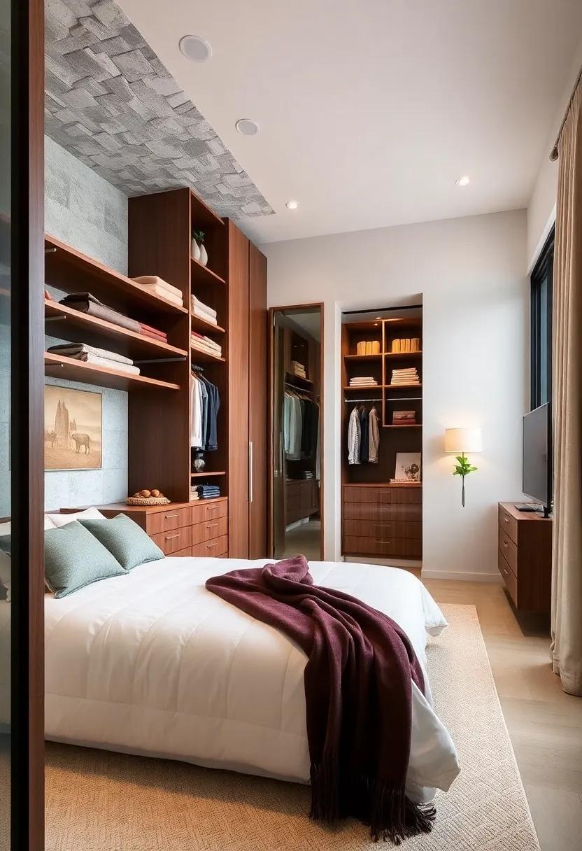 Custom⁣ Closets: Design a spacious walk-in closet⁤ or an organized wardrobe ‌system to reduce ⁢clutter ​and keep your​ sanctuary serene