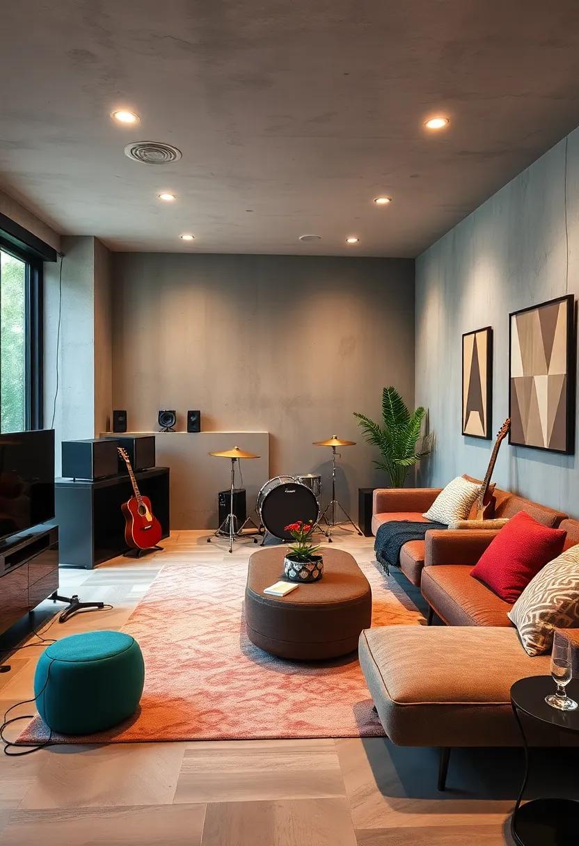 Music Zone: Set up ‍a dedicated music corner with your instruments and‍ sound equipment to ⁣encourage creativity and enjoyment in your space