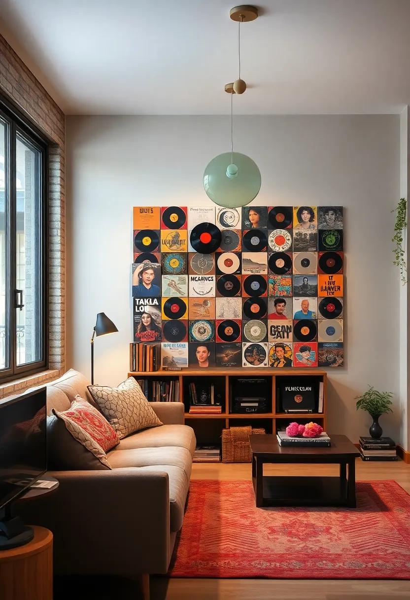 Vintage Record Display: ​Create a display​ for​ your favorite vinyl records or CDs, combining music​ history with functional⁢ decor