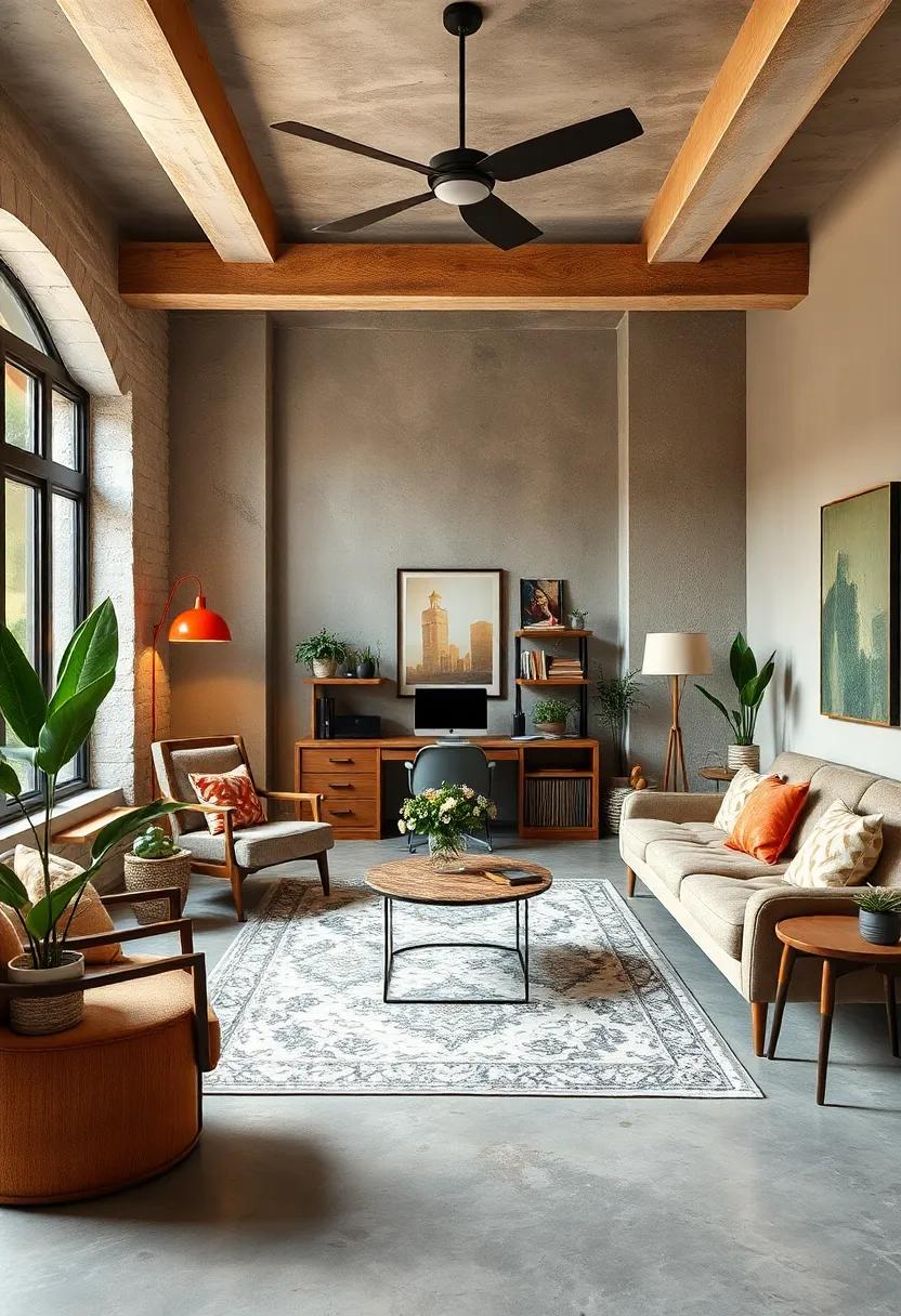 Mid-Century Modern Touch: Opt for ‌sleek lines and organic⁢ shapes, ⁢combining vintage furniture pieces with ⁢subtle colors ​for an effortlessly sophisticated workspace