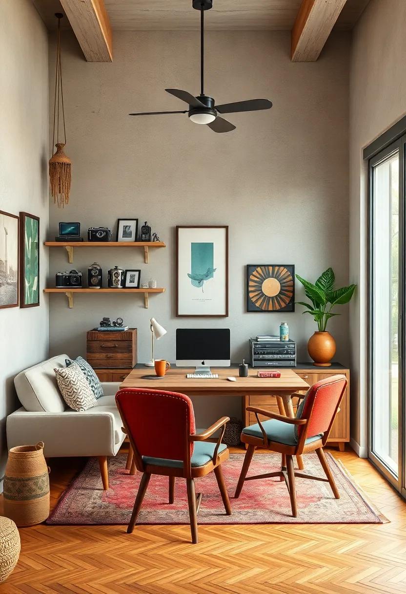 The Collector’s Corner: ⁣Showcase your vintage⁤ finds,whether it’s old ‍cameras or retro figurines,creating a workspace that tells your story through collected treasures