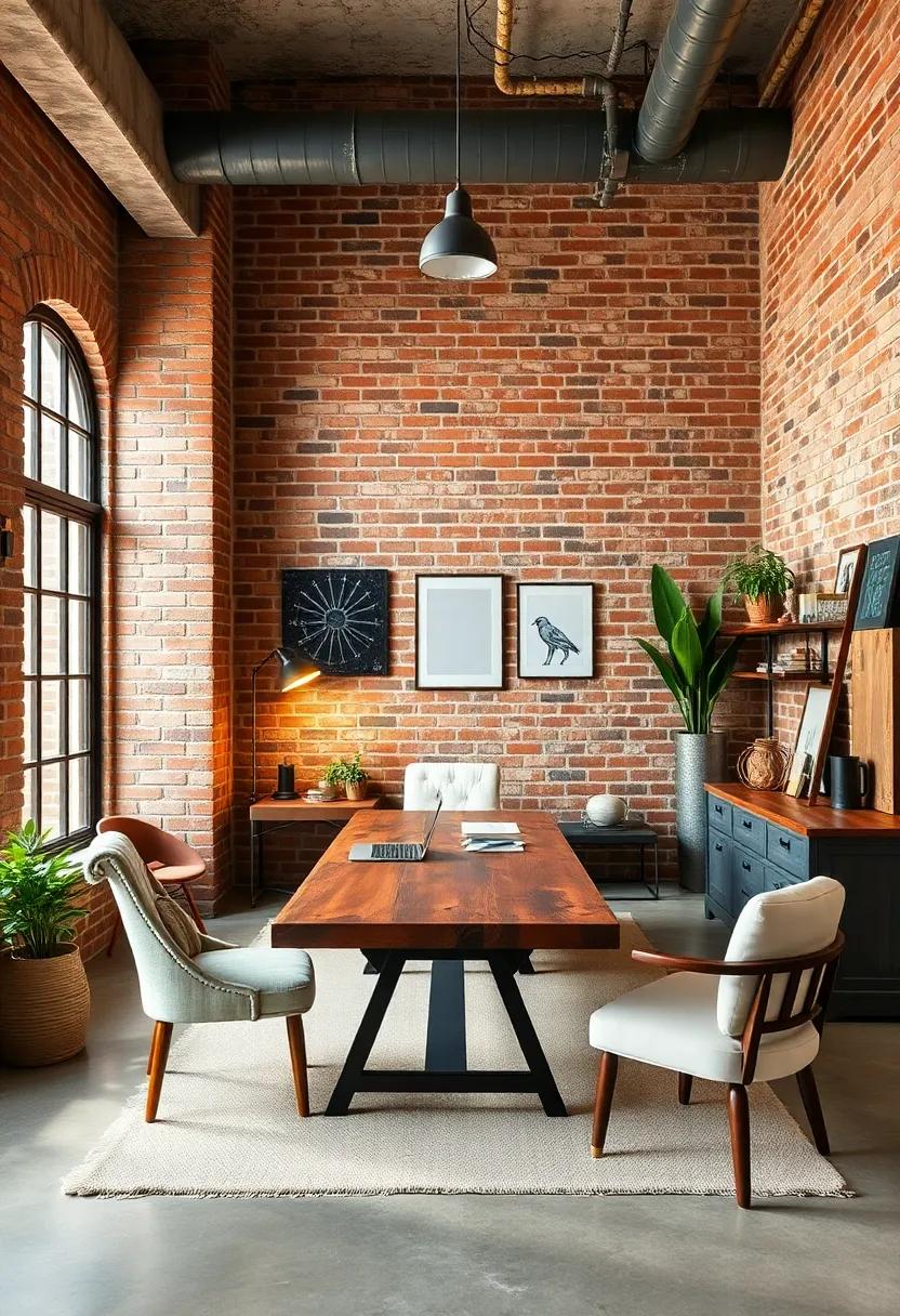 The Industrial Chic: Embrace raw materials with exposed brick walls, metal piping accents, ​and a reclaimed wood table, ⁣blending modern functionality with a nostalgic⁢ vibe