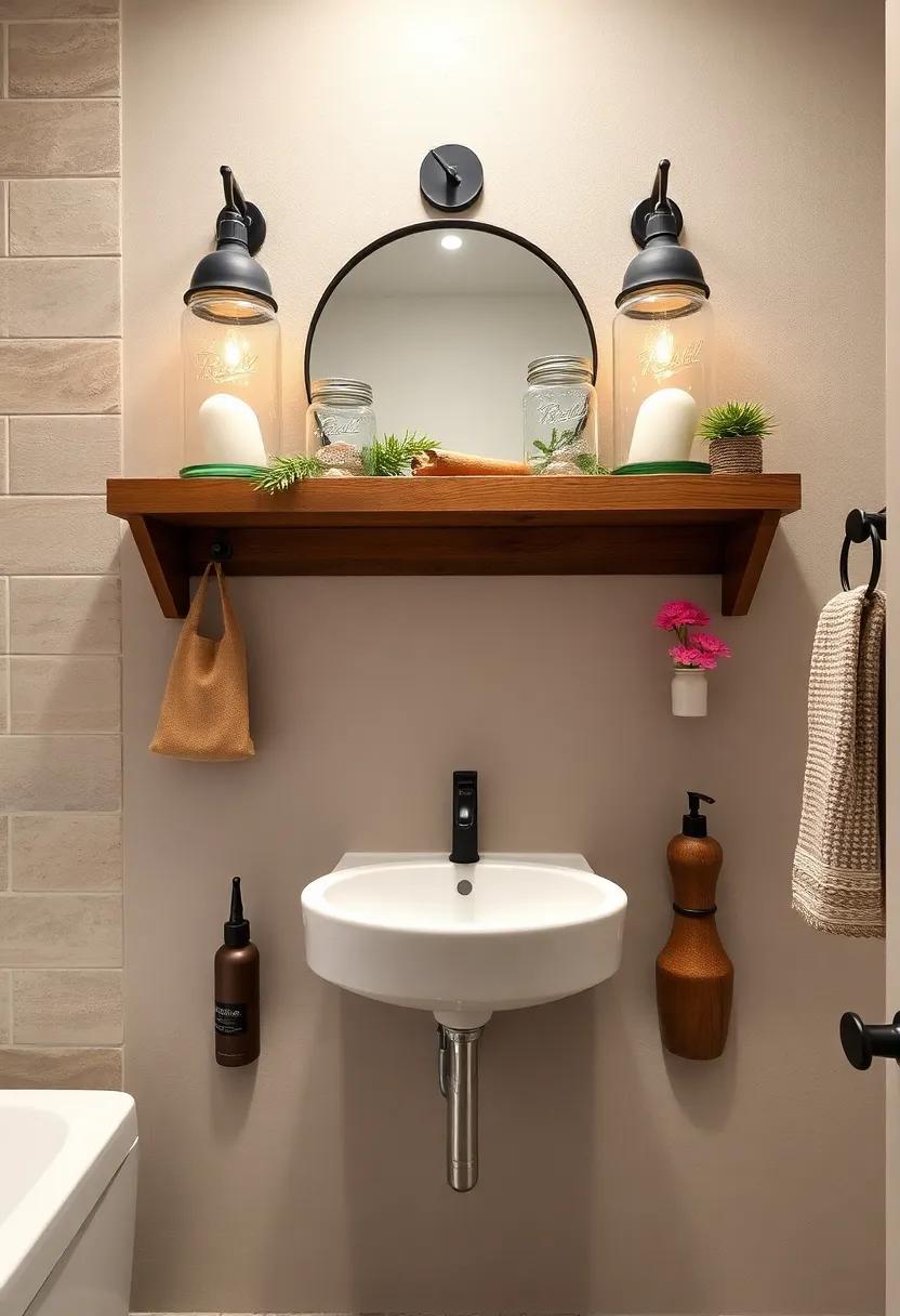 Rustic Mason Jar Storage: ‌Utilize mason jars for storing cotton balls,swabs,and ⁢other essentials,adding a practical yet charming decor element