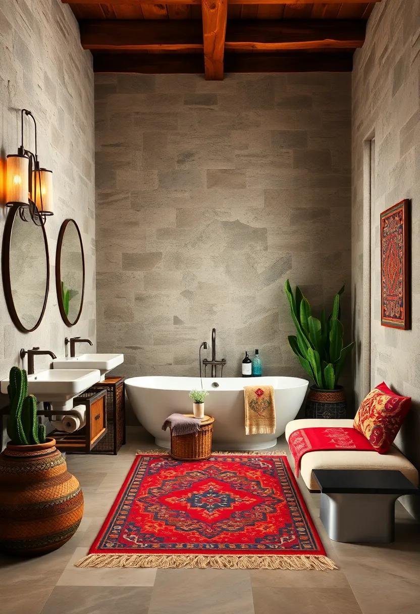 Southwestern Textiles: Incorporate textiles ⁢featuring Southwestern​ patterns, such as a⁤ vibrant area⁣ rug or curtains, to introduce color‌ and ​cultural richness