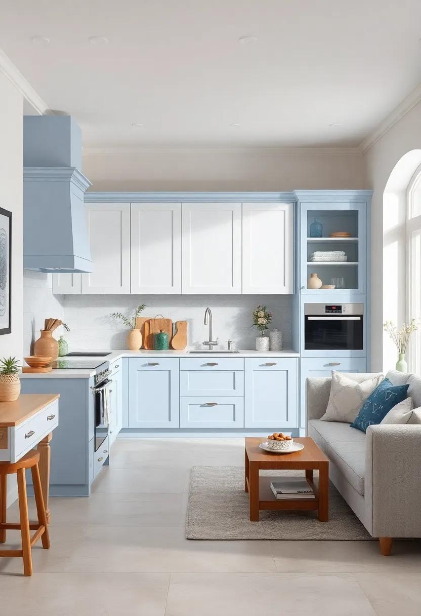 Crafting a Serene Atmosphere with Soft Blue⁢ and Crisp White
