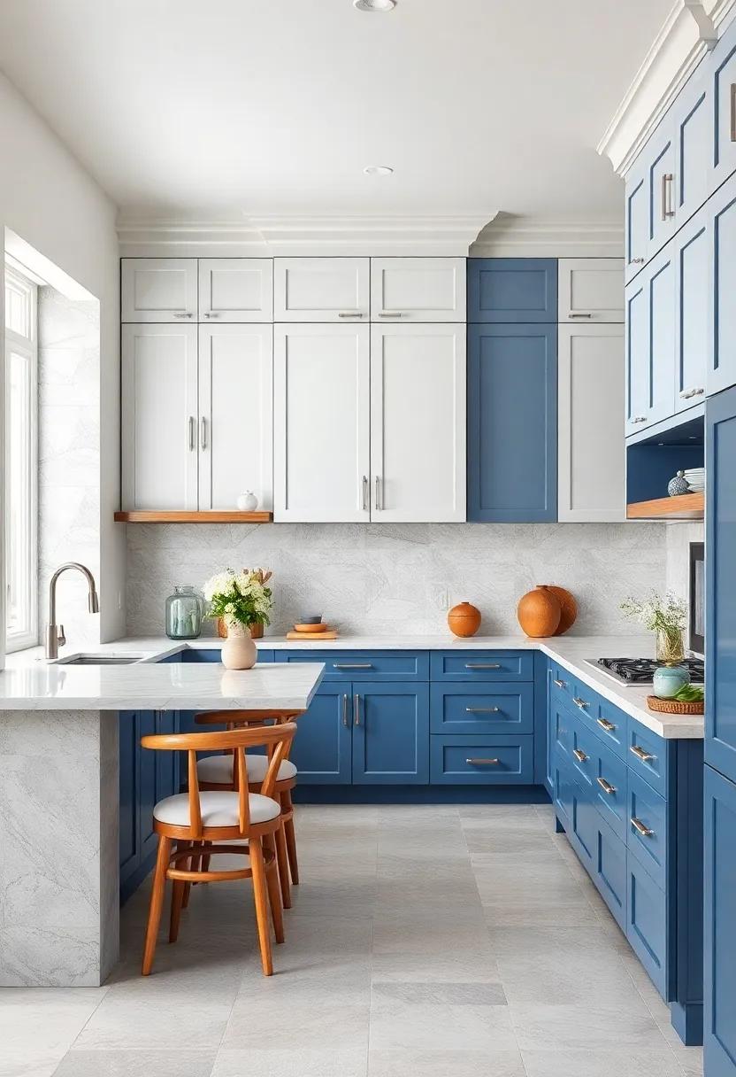A Touch of Elegance: Decorative Hardware for​ Blue and White Cabinets