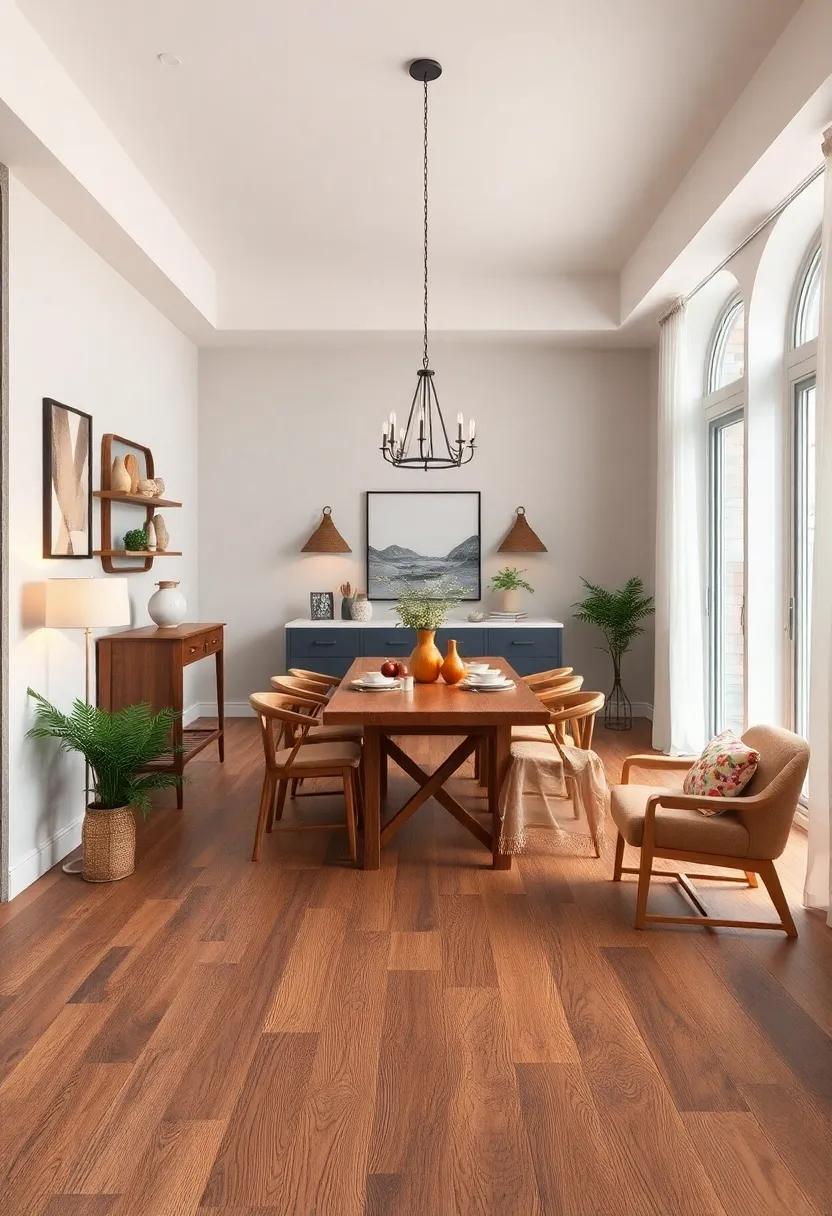 Bohemian ⁢Flair: Incorporate elements of boho style ⁢with patterned tiles alongside wooden floors for an‍ eclectic and cozy vibe