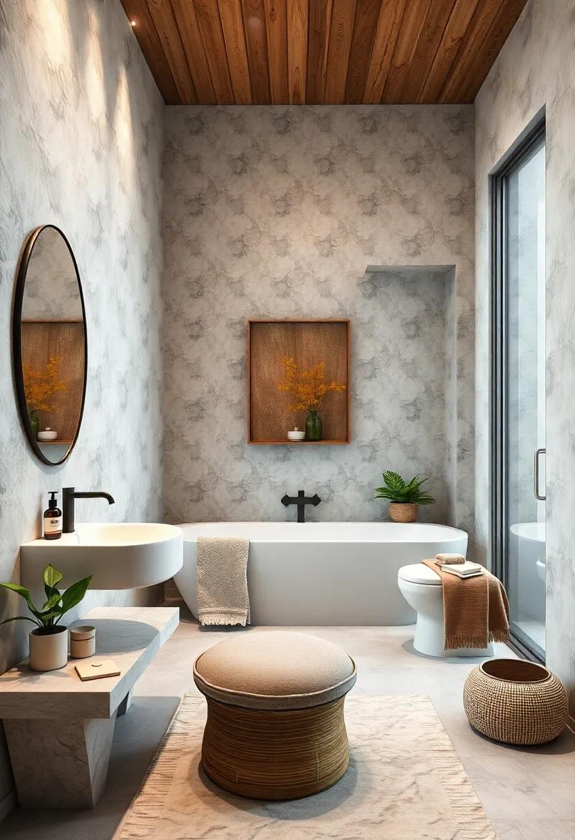 Cozy Seating: If space allows, incorporate a small stool or cushioned​ chair where you can sit and ​unwind after your​ daily ‍routine