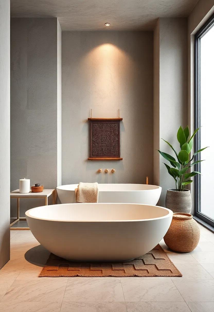Relaxation Zones: Designate a specific area‍ in your bathroom for meditation with a plush mat and calming elements ​like candles or crystals
