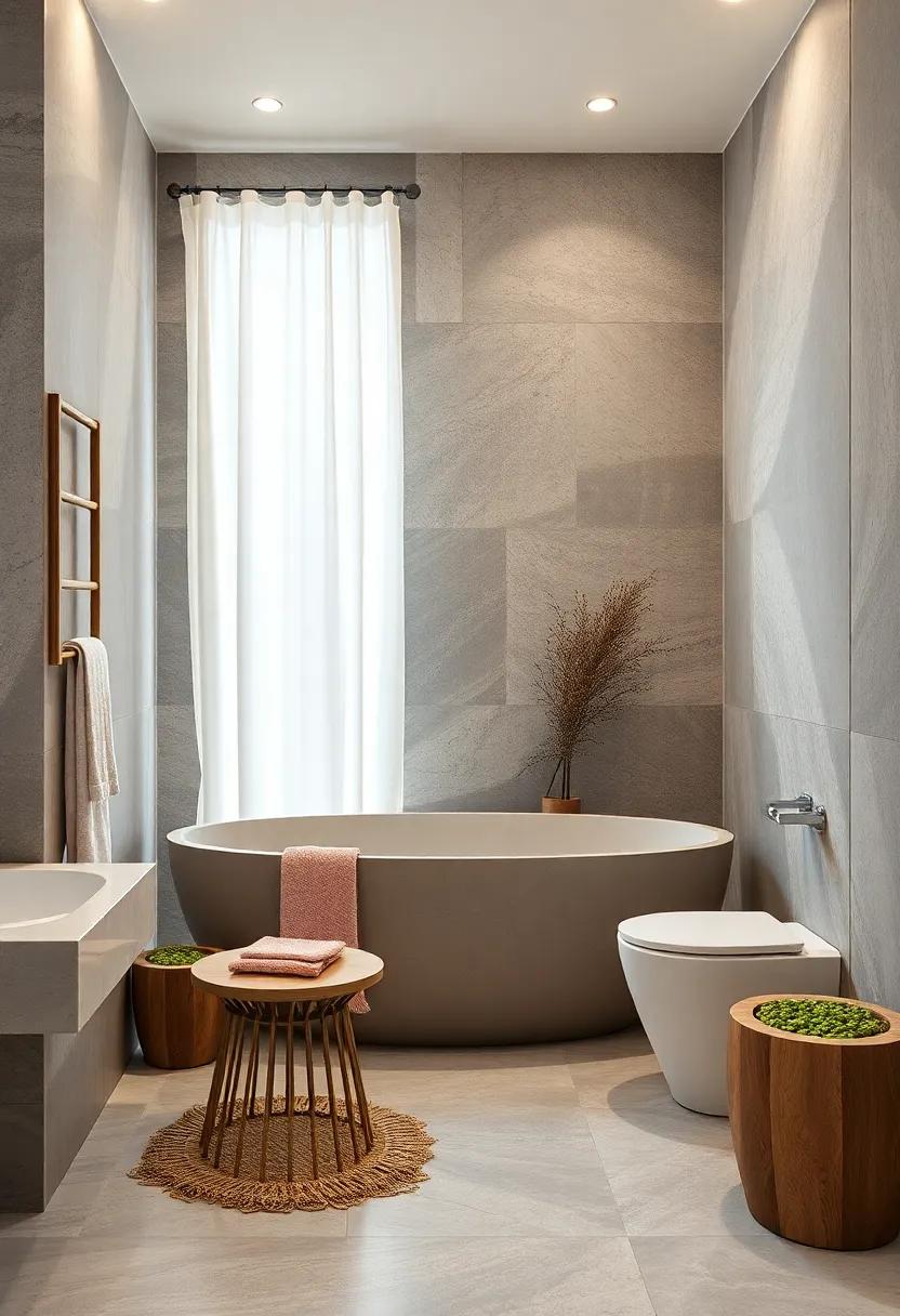 Soft Shower Curtains: ⁣Choose lightweight, transparent, or light-colored shower curtains that allow light to ⁢flow while maintaining privacy