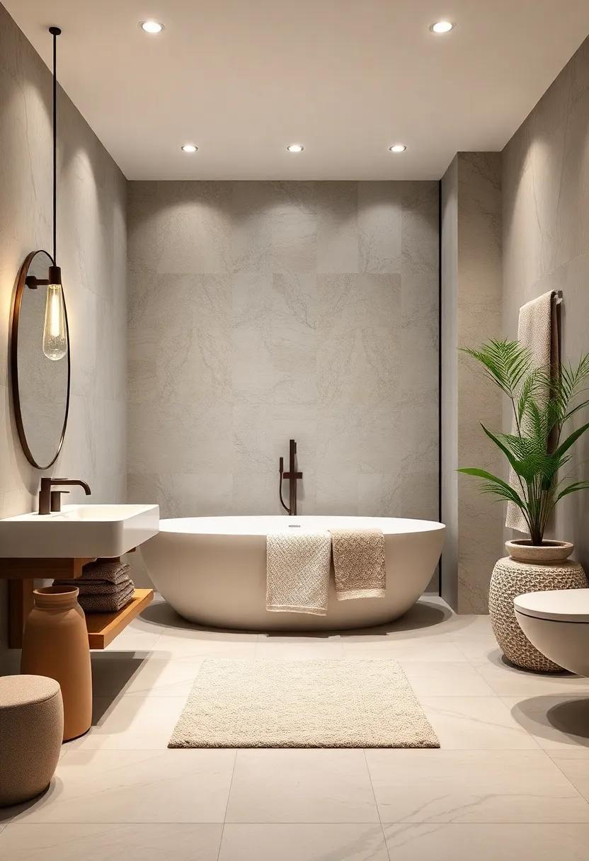 Textured⁢ Towels:​ Invest in plush,high-quality ⁢towels that invite comfort and elevate your bathroom's tactile experience