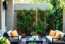 25 Ways to Enhance Patio Privacy with Trellises and Climbing Plants for a Serene Escape