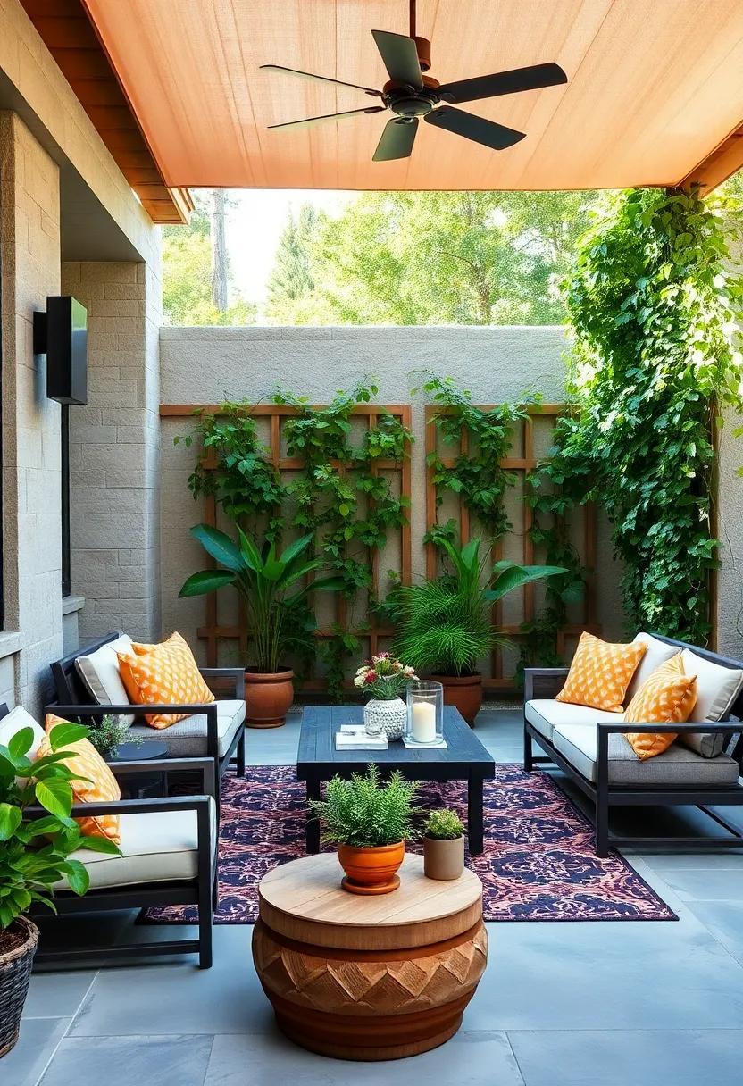 25 Ways to Enhance Patio Privacy with Trellises and Climbing Plants for a Serene Escape