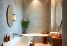 27 Ideas for Crafting an Elegant Guest Bathroom with Soothing Soft Lighting