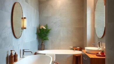 27 Ideas for Crafting an Elegant Guest Bathroom with Soothing Soft Lighting