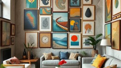 29 Inspiring Tips for Designing an Eclectic Room Overflowing with Wall-to-Wall Artwork