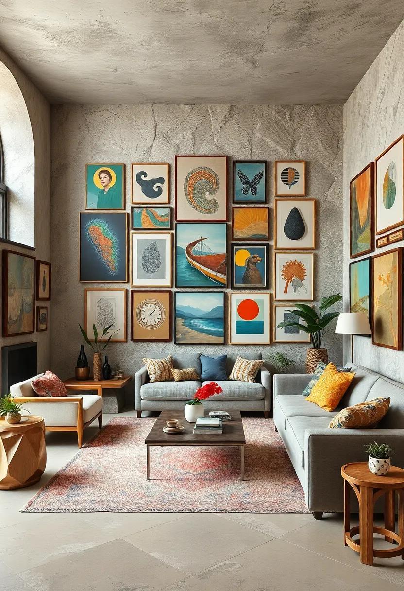 29 Inspiring Tips for Designing an Eclectic Room Overflowing with Wall-to-Wall Artwork