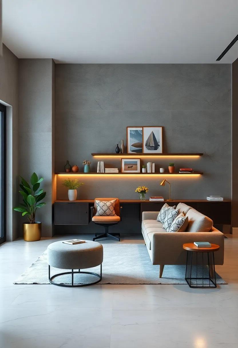 29 Inspiring Minimalist Home Offices Featuring Sleek Floating Desks for Your Space