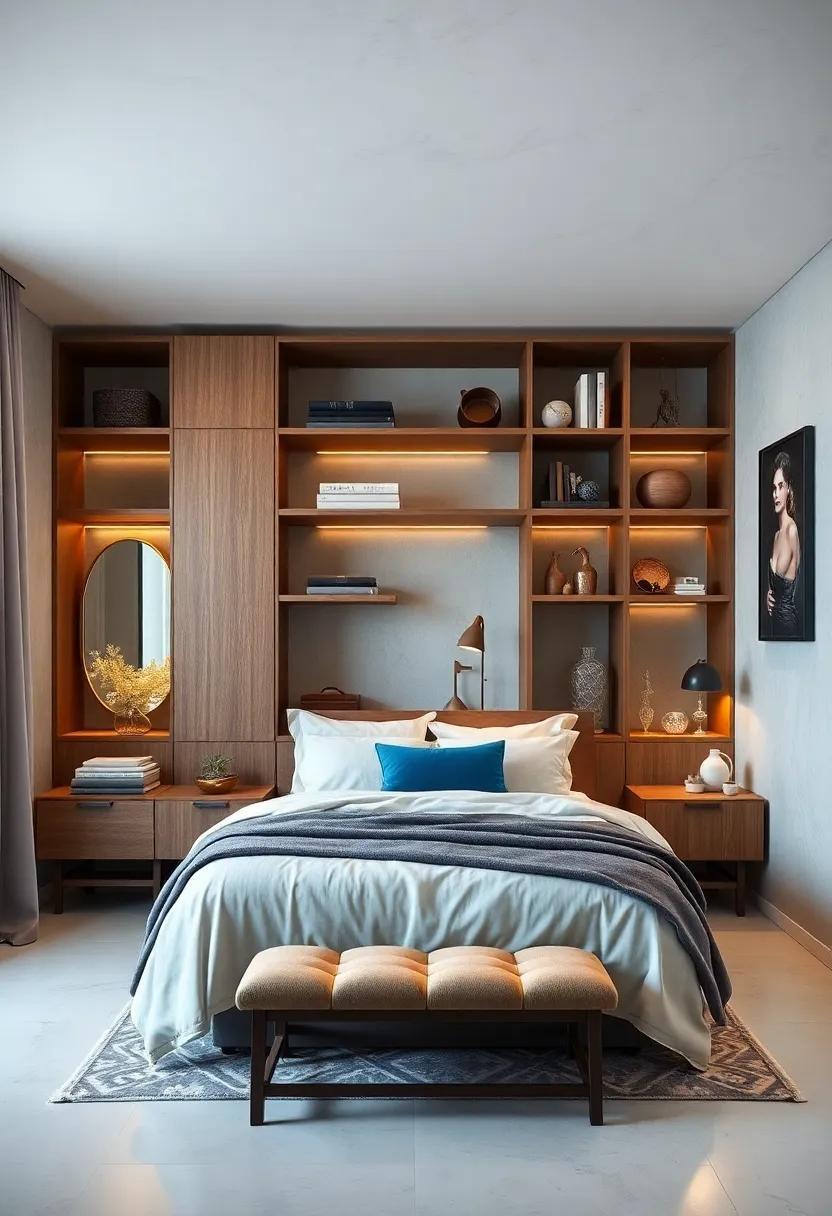25 Inspiring Bedroom Wardrobe Ideas Featuring Stylish Open Shelving