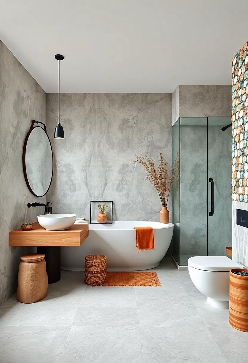 27 Bohemian Bathroom Designs Featuring Stunning Mosaic Patterns for Unique Spaces