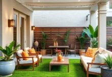 24 Inspiring Patio Design Ideas Featuring Lush Turf Grass for Your Outdoor Oasis