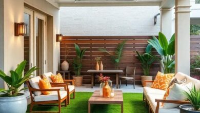 24 Inspiring Patio Design Ideas Featuring Lush Turf Grass for Your Outdoor Oasis