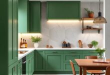 29 Stunning Green Cabinet Kitchen Ideas to Enliven Your Culinary Space