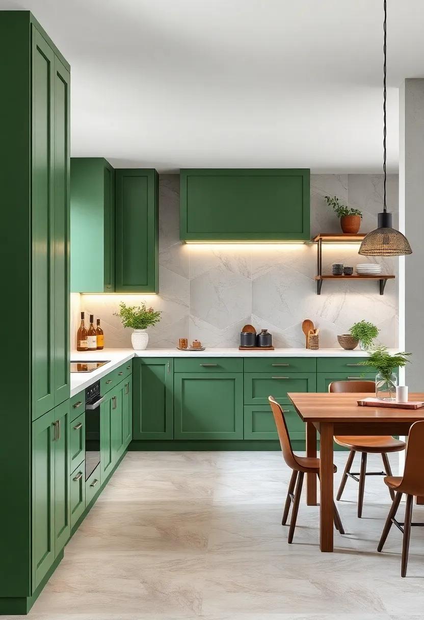 29 Stunning Green Cabinet Kitchen Ideas to Enliven Your Culinary Space