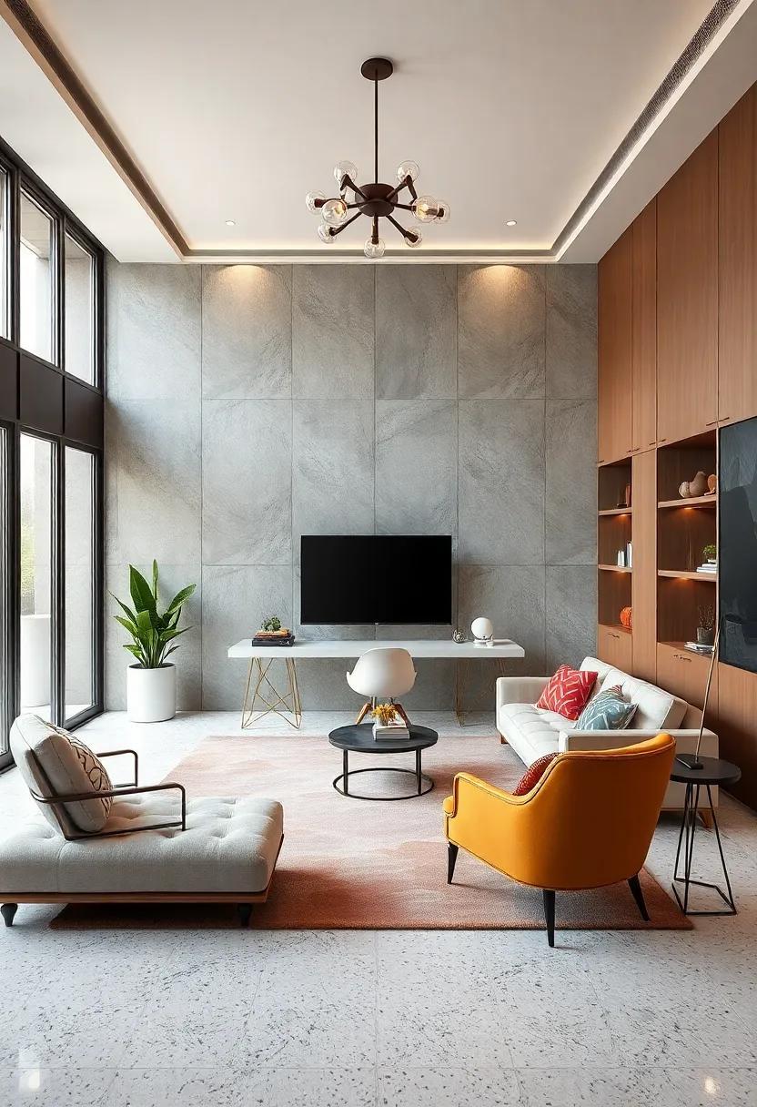 24 Stylish Elements for Elevating Your High-End Home Office with Terrazzo Flooring
